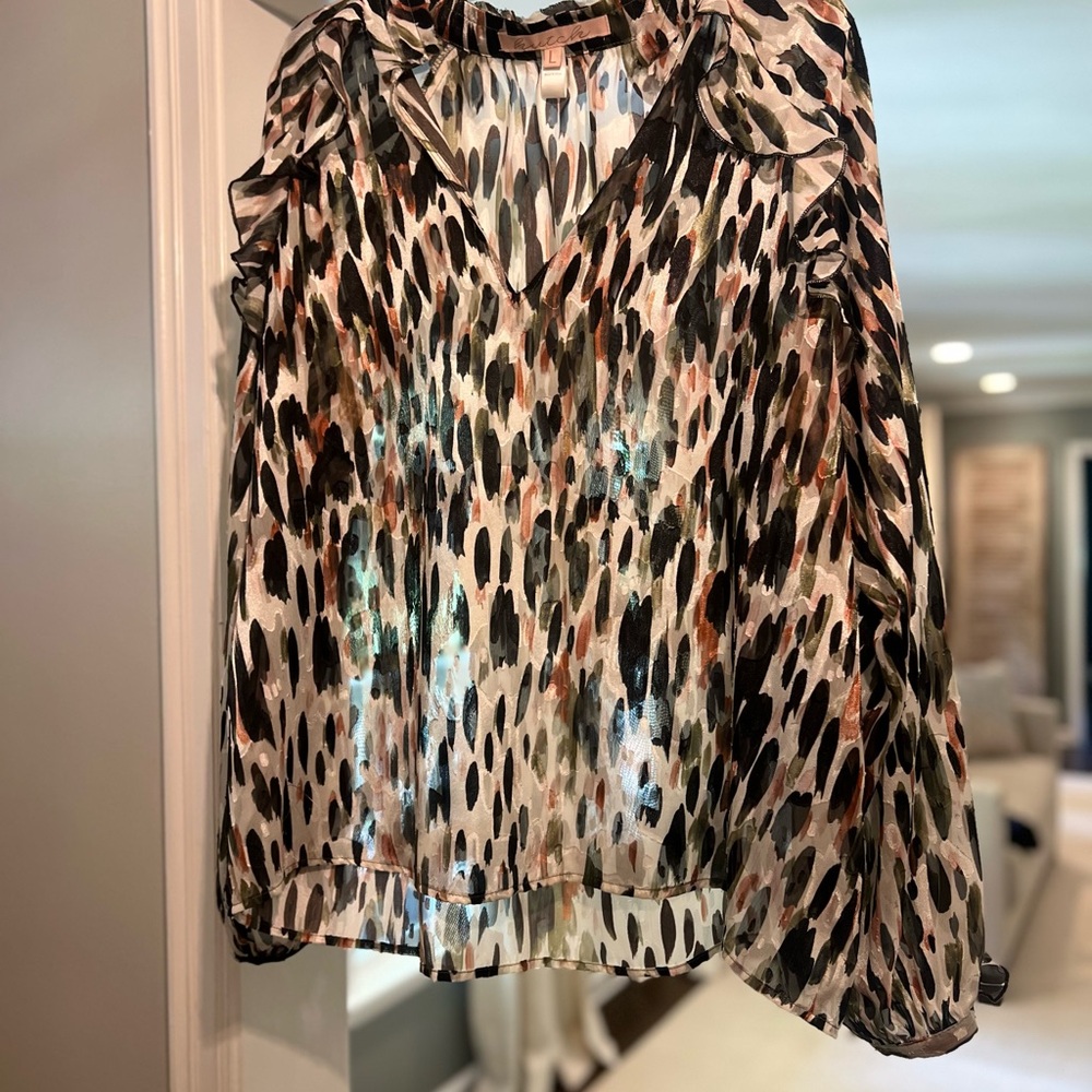 Hutch Multicolor Patterned Blouse - image 1